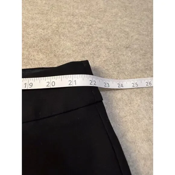 Loft Plus Marisa Black Dress Ankle Pants Trouser Size 20 Flat Front - Picture 3 of 7